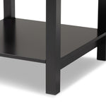 Load image into Gallery viewer, BAXTON STUDIO WILLOW MODERN TRANSITIONAL BLACK FINISHED 2-DRAWER WOOD NIGHTSTAND
