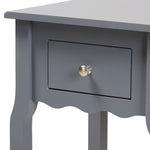 Load image into Gallery viewer, BAXTON STUDIO HAILEY CLASSIC TRADITIONAL AND TRANSITIONAL DARK GREY FINISHED WOOD 1-DRAWER NIGHTSTAND
