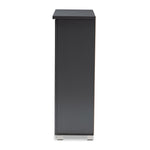 Load image into Gallery viewer, Baxton Studio Adalwin Modern And Contemporary Dark Gray 2-Door Wooden Entryway Shoe Storage Cabinet
