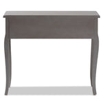 Load image into Gallery viewer, Baxton Studio Capucine Antique French Country Cottage Grey Finished Wood 2-Drawer Console Table
