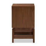 Load image into Gallery viewer, Baxton Studio Svante Mid-Century Modern Walnut Brown And Dark Gray Finished Wood 1-Drawer Nightstand
