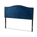 Load image into Gallery viewer, Baxton Studio Aubrey Modern And Contemporary Royal Blue Velvet Fabric Upholstered Full Size Headboard
