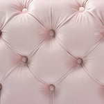 Load image into Gallery viewer, Baxton Studio Avara Glam And Luxe Light Pink Velvet Fabric Upholstered Gold Finished Button Tufted Ottoman
