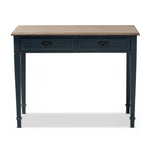 Load image into Gallery viewer, Baxton Studio Dauphine French Provincial Spruce Blue Accent Writing Desk
