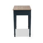 Load image into Gallery viewer, Baxton Studio Dauphine French Provincial Spruce Blue Accent Writing Desk
