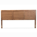 Load image into Gallery viewer, Baxton Studio Raya Mid-Century Modern Walnut Brown Finished Wood King Size Headboard
