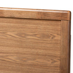 Load image into Gallery viewer, Baxton Studio Raya Mid-Century Modern Walnut Brown Finished Wood King Size Headboard
