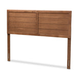 Load image into Gallery viewer, Baxton Studio Seren Mid-Century Modern Walnut Brown Finished Wood Full Size Headboard
