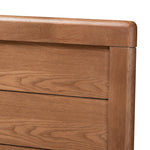 Load image into Gallery viewer, Baxton Studio Seren Mid-Century Modern Walnut Brown Finished Wood Queen Size Headboard
