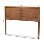 Load image into Gallery viewer, BAXTON STUDIO SEREN MID-CENTURY MODERN WALNUT BROWN FINISHED WOOD FULL SIZE HEADBOARD
