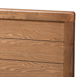 Load image into Gallery viewer, Baxton Studio Seren Mid-Century Modern Walnut Brown Finished Wood King Size Headboard
