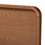 Load image into Gallery viewer, Baxton Studio Mailene Mid-Century Modern Walnut Brown Finished Wood Queen Size Headboard
