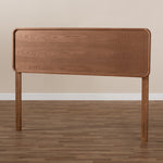 Load image into Gallery viewer, Baxton Studio Mailene Mid-Century Modern Walnut Brown Finished Wood Queen Size Headboard
