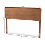 Load image into Gallery viewer, BAXTON STUDIO MAILENE MID-CENTURY MODERN WALNUT BROWN FINISHED WOOD KING SIZE HEADBOARD
