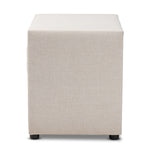 Load image into Gallery viewer, Baxton Studio Lepine Modern And Contemporary Light Beige Fabric Upholstered 2-Drawer Wood Nightstand
