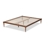 Load image into Gallery viewer, Baxton Studio Iseline Modern And Contemporary Walnut Brown Finished Wood King Size Platform Bed Frame
