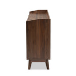 Load image into Gallery viewer, Baxton Studio Lena Mid-Century Modern Walnut Brown Finished 6-Drawer Wood Dresser
