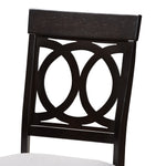 Load image into Gallery viewer, Baxton Studio Jessie Modern Grey Fabric And Dark Brown Finished Wood 5-Piece Dining Set
