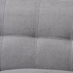 Load image into Gallery viewer, Baxton Studio Allister Mid-Century Modern Light Grey Fabric Upholstered Loveseat
