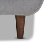 Load image into Gallery viewer, BAXTON STUDIO ALLISTER MID-CENTURY MODERN LIGHT GREY FABRIC UPHOLSTERED LOVESEAT
