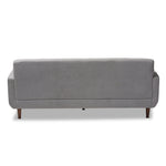 Load image into Gallery viewer, Baxton Studio Allister Mid-Century Modern Light Grey Fabric Upholstered Sofa
