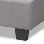 Load image into Gallery viewer, BAXTON STUDIO ANSA MODERN AND CONTEMPORARY GREY FABRIC UPHOLSTERED TWIN SIZE BED
