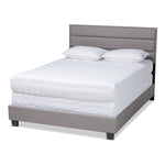 Load image into Gallery viewer, Baxton Studio Ansa Modern And Contemporary Grey Fabric Upholstered Full Size Bed
