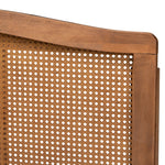 Load image into Gallery viewer, Baxton Studio Marieke Mid-Century Modern Finished Wood and Synthetic Rattan Headboard
