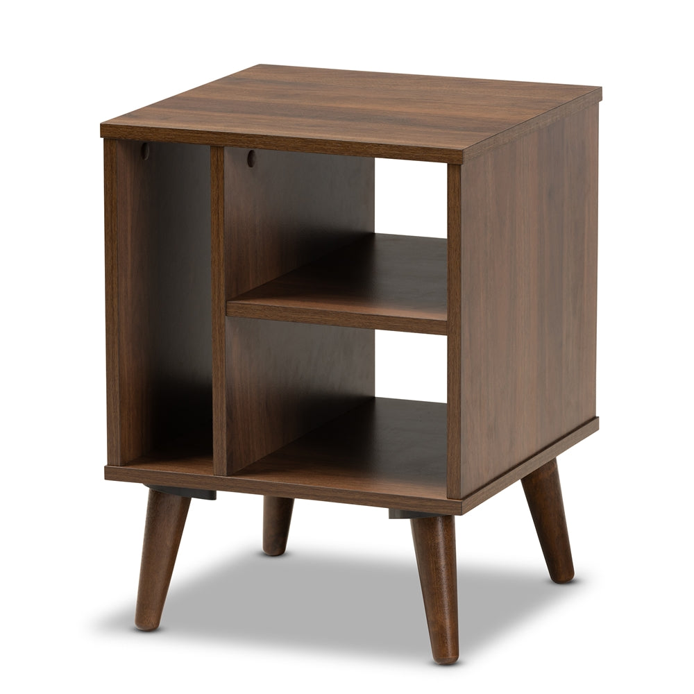 Baxton Studio Sami Mid-Century Modern Finished Wood End Table