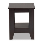 Load image into Gallery viewer, Baxton Studio Audra Modern And Contemporary Dark Brown Finished Wood End Table
