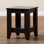 Load image into Gallery viewer, Baxton Studio Audra Modern And Contemporary Dark Brown Finished Wood End Table
