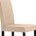 Load image into Gallery viewer, Baxton Studio Andrew Contemporary Espresso Wood Beige Fabric 5 Pc Dining Set
