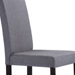 Load image into Gallery viewer, Baxton Studio Andrew Contemporary Espresso Wood Grey Fabric 5Pc Dining Set
