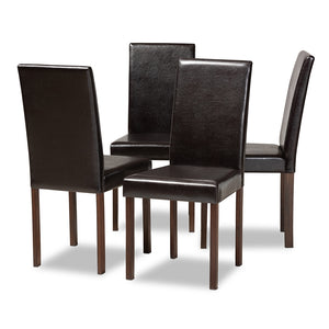 Baxton Studio Andrew Modern Dining Chair (Set Of 4)