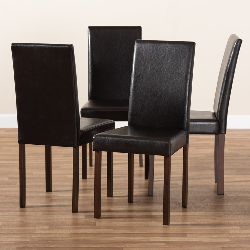 Baxton Studio Andrew Modern Dining Chair (Set Of 4)