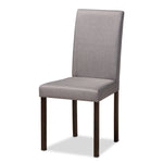 Load image into Gallery viewer, Baxton Studio Andrew Contemporary Espresso Wood Grey Fabric Dining Chair (Set Of 4)
