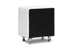 Load image into Gallery viewer, Baxton Studio Stella Crystal Tufted White Upholstered Modern Nightstand
