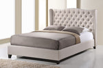 Load image into Gallery viewer, Baxton Studio Norwich Light Beige Linen Modern Platform Bed - King Size
