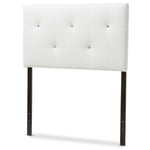 Load image into Gallery viewer, Baxton Studio Kirchem Modern And Contemporary White Faux Leather Upholstered Twin Size Headboard
