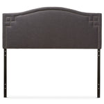 Load image into Gallery viewer, BAXTON STUDIO AUBREY MODERN AND CONTEMPORARY DARK GREY FABRIC UPHOLSTERED FULL SIZE HEADBOARD
