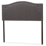 Load image into Gallery viewer, Baxton Studio Aubrey Modern And Contemporary Dark Grey Fabric Upholstered Queen Size Headboard
