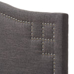 Load image into Gallery viewer, Baxton Studio Aubrey Modern And Contemporary Dark Grey Fabric Upholstered Full Size Headboard
