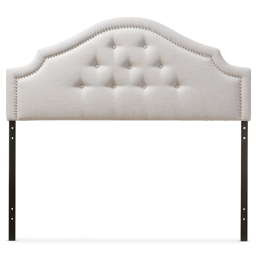 Baxton Studio Cora Modern and Contemporary Fabric Upholstered Headboard