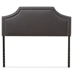 Load image into Gallery viewer, BAXTON STUDIO AVIGNON MODERN AND CONTEMPORARY DARK GREY FABRIC UPHOLSTERED KING SIZE HEADBOARD
