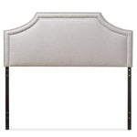 Load image into Gallery viewer, BAXTON STUDIO AVIGNON MODERN AND CONTEMPORARY GREYISH BEIGE FABRIC UPHOLSTERED QUEEN SIZE HEADBOARD
