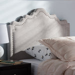 Load image into Gallery viewer, Baxton Studio Nadeen Modern And Contemporary Greyish Beige Fabric Twin Size Headboard
