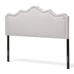 Load image into Gallery viewer, Baxton Studio Nadeen Modern And Contemporary Greyish Beige Fabric King Size Headboard
