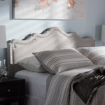 Load image into Gallery viewer, Baxton Studio Nadeen Modern And Contemporary Greyish Beige Fabric Full Size Headboard
