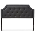 Load image into Gallery viewer, Baxton Studio Mars Modern And Contemporary Dark Grey Fabric Queen Size Headboard
