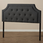 Load image into Gallery viewer, Baxton Studio Mars Modern And Contemporary Dark Grey Fabric Full Size Headboard
